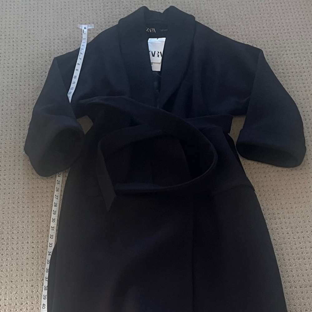 Zara Women's dark Navy Trench Coat